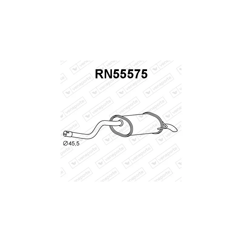Silencieux arrière VENEPORTE RN55575