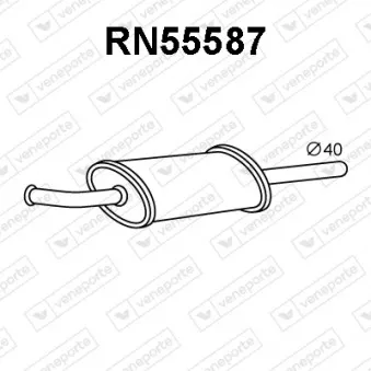 Silencieux central VENEPORTE RN55587