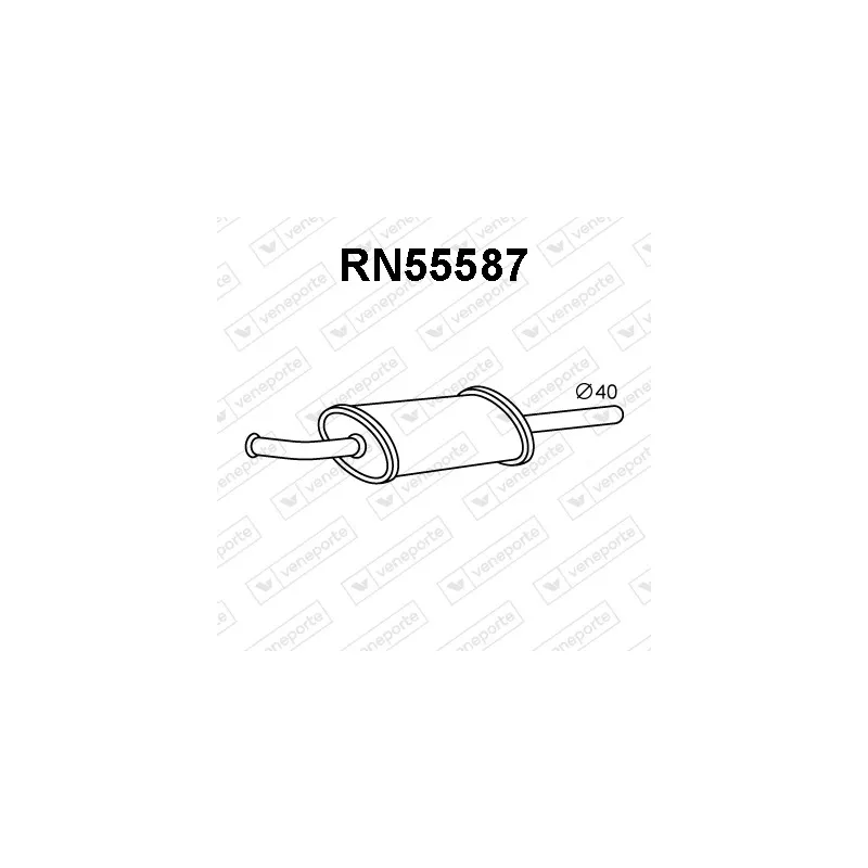 Silencieux central VENEPORTE RN55587