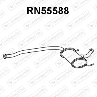 Silencieux central VENEPORTE RN55588