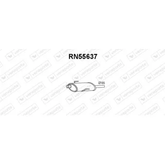 Silencieux avant VENEPORTE RN55637