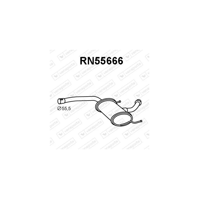Silencieux avant VENEPORTE RN55666
