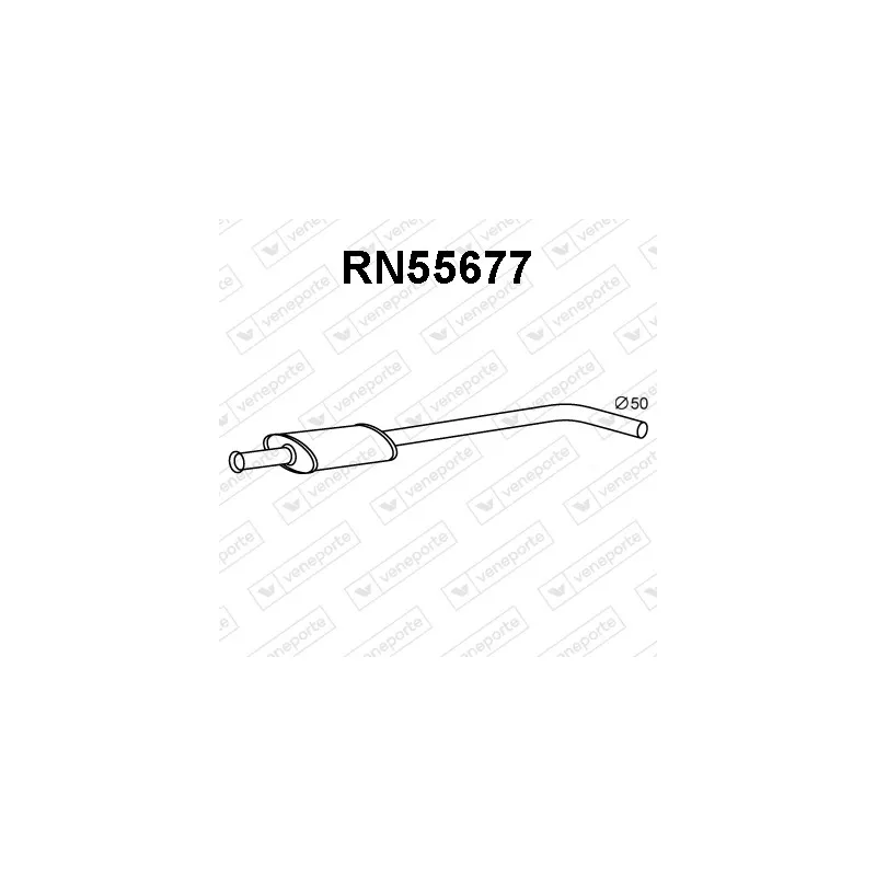 Silencieux avant VENEPORTE RN55677