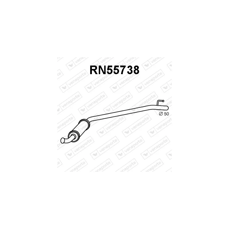 Silencieux central VENEPORTE RN55738