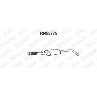 Silencieux central VENEPORTE RN55775