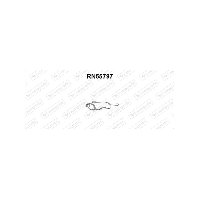 Silencieux central VENEPORTE RN55797