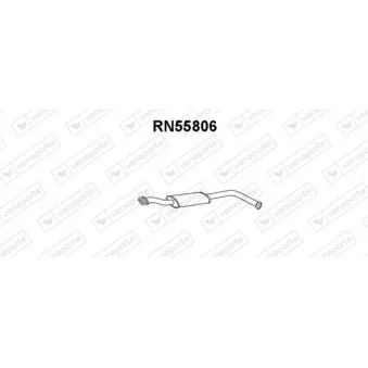 Silencieux central VENEPORTE RN55806