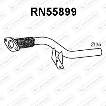 Tuyau d'échappement VENEPORTE RN55899