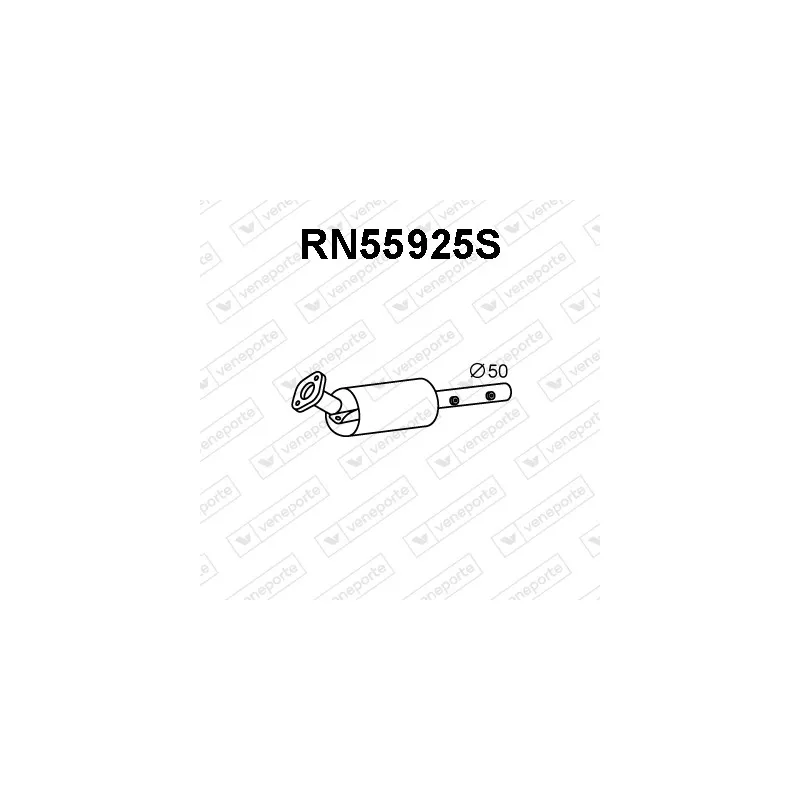 Filtre à particules / à suie, échappement VENEPORTE RN55925S