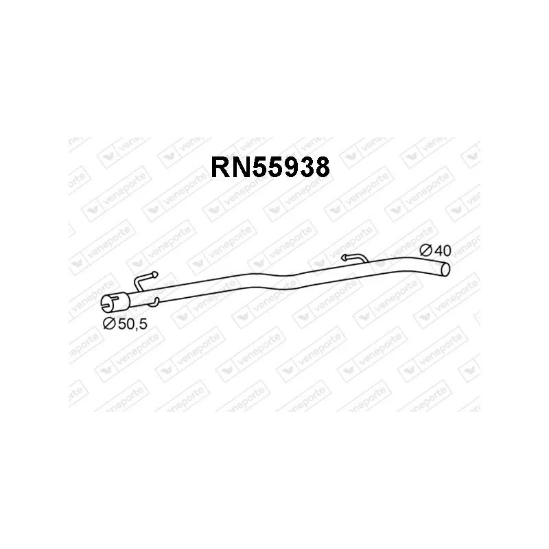 Tube de réparation, catalyseur VENEPORTE RN55938