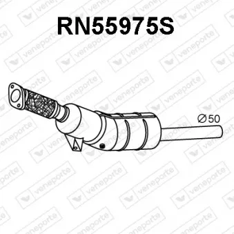 Filtre à particules / à suie, échappement VENEPORTE RN55975S