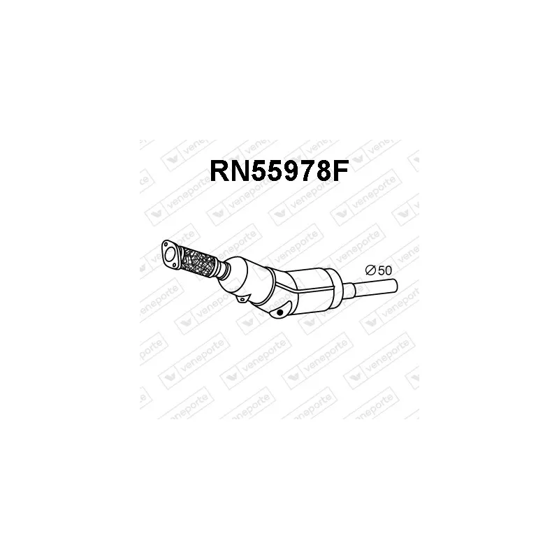 Filtre à particules / à suie, échappement VENEPORTE RN55978F