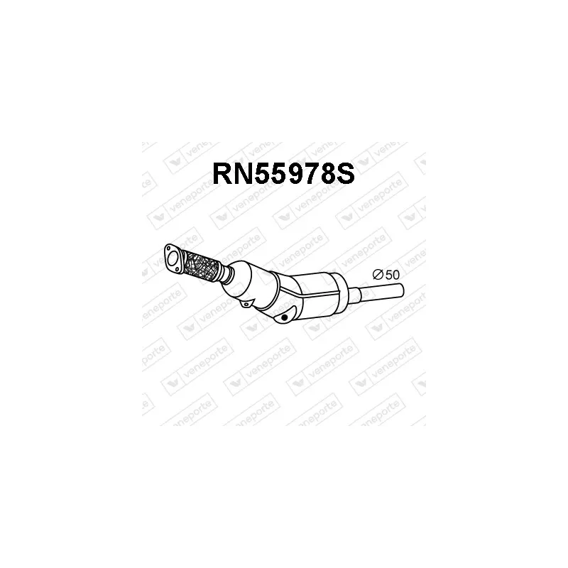 Filtre à particules / à suie, échappement VENEPORTE RN55978S