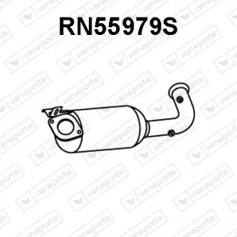Filtre à particules / à suie, échappement VENEPORTE RN55979S