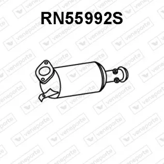 Filtre à particules / à suie, échappement VENEPORTE RN55992S