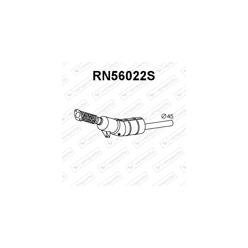 Filtre à particules / à suie, échappement VENEPORTE RN56022S