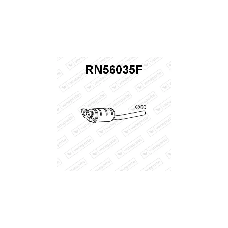 Filtre à particules / à suie, échappement VENEPORTE RN56035F