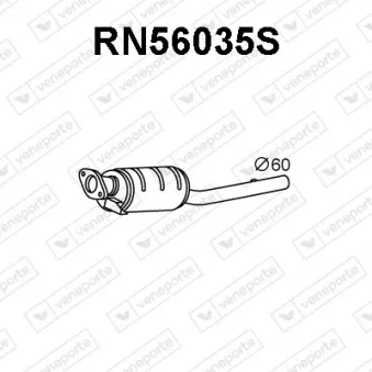 Filtre à particules / à suie, échappement VENEPORTE RN56035S