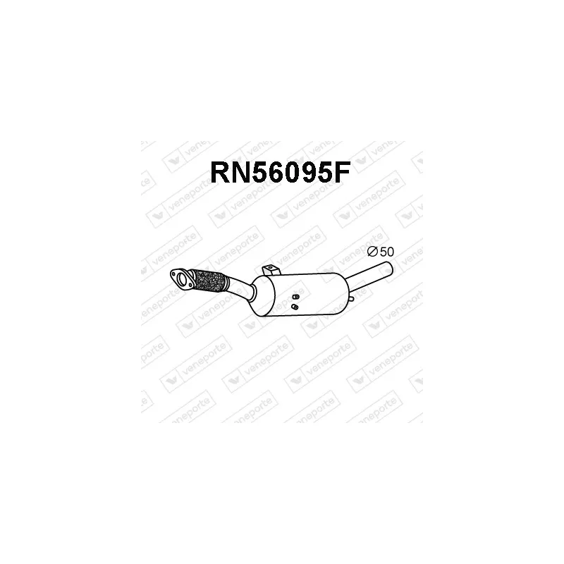 Filtre à particules / à suie, échappement VENEPORTE RN56095F