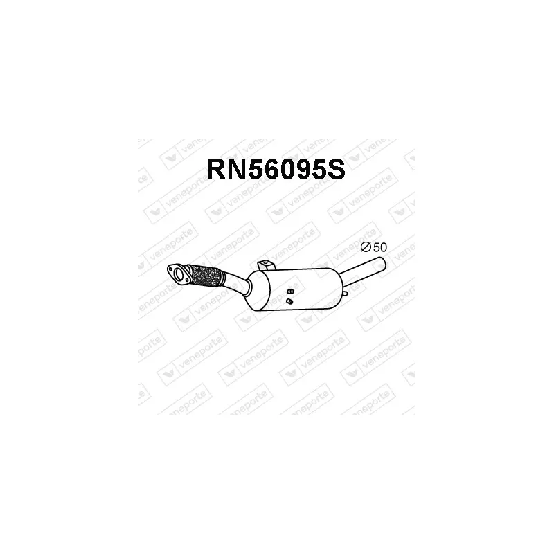 Filtre à particules / à suie, échappement VENEPORTE RN56095S