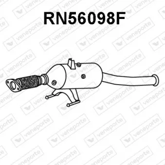 Filtre à particules / à suie, échappement VENEPORTE RN56098F