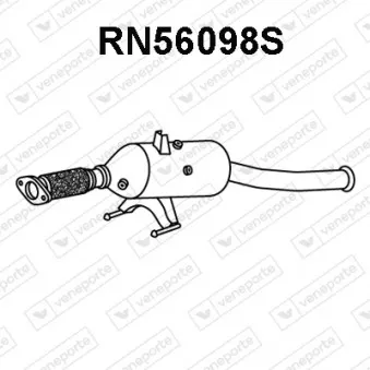 Filtre à particules / à suie, échappement VENEPORTE RN56098S