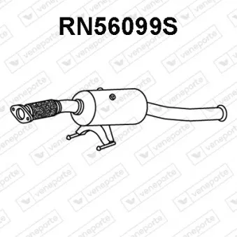Filtre à particules / à suie, échappement VENEPORTE RN56099S