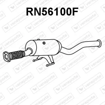 Filtre à particules / à suie, échappement VENEPORTE RN56100F