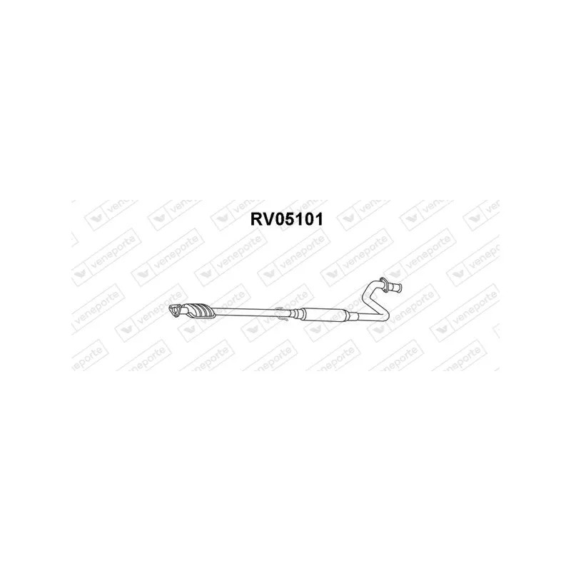 Silencieux central VENEPORTE RV05101