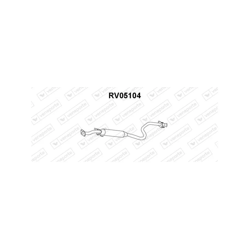 Silencieux central VENEPORTE RV05104