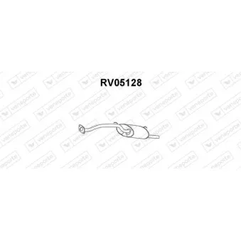 Silencieux arrière VENEPORTE