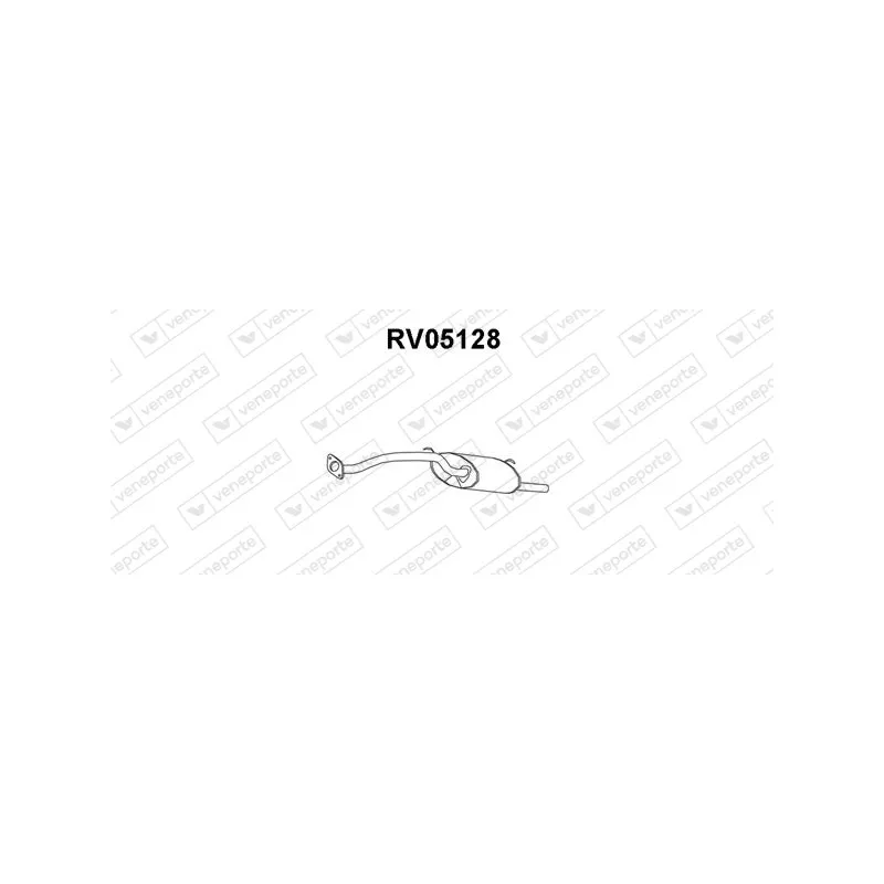 Silencieux arrière VENEPORTE RV05128
