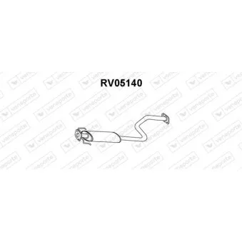 Silencieux avant VENEPORTE RV05140