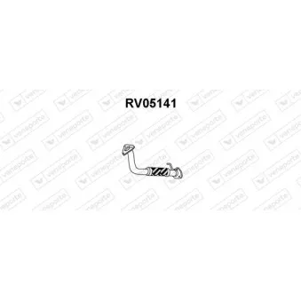 Tuyau d'échappement VENEPORTE RV05141