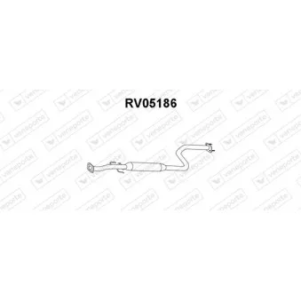 Silencieux central VENEPORTE RV05186