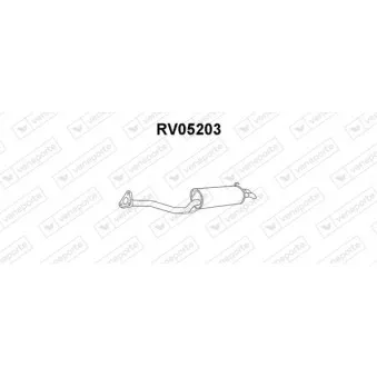 Silencieux arrière VENEPORTE