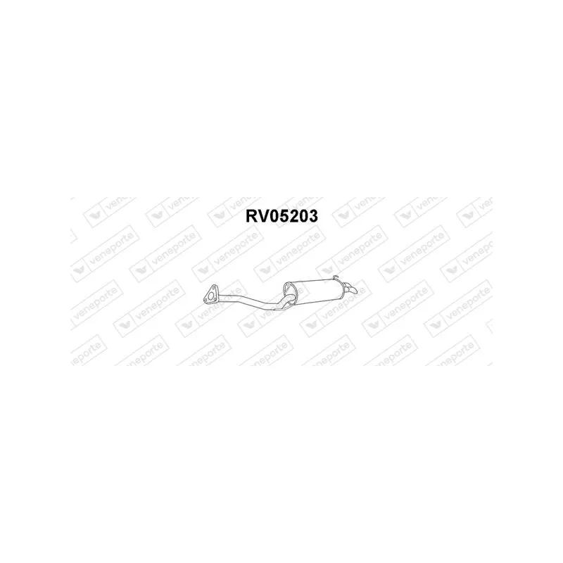 Silencieux arrière VENEPORTE RV05203