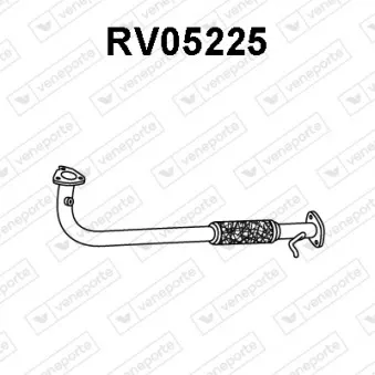 Tuyau d'échappement VENEPORTE RV05225