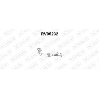 Tuyau d'échappement VENEPORTE RV05232