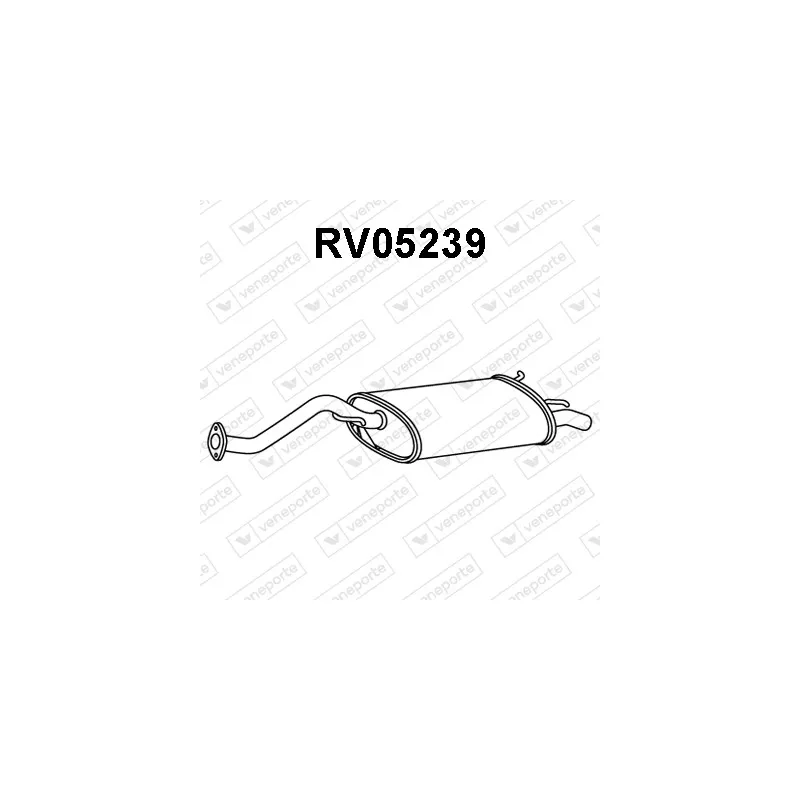 Silencieux arrière VENEPORTE RV05239
