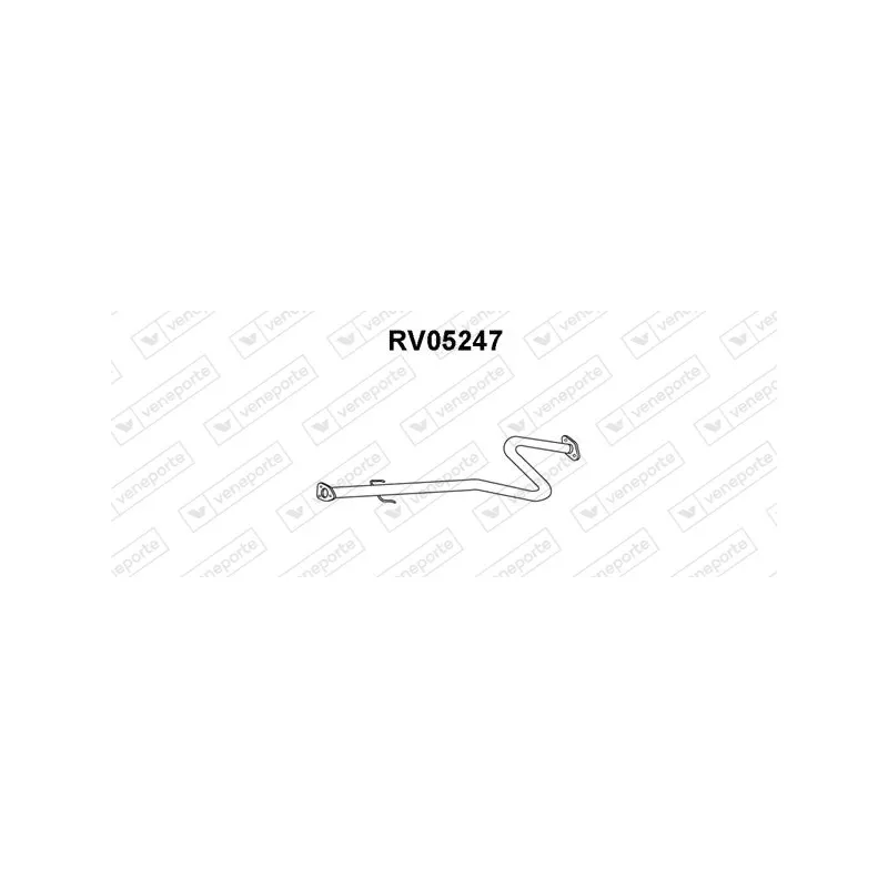 Tuyau d'échappement VENEPORTE RV05247