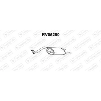 Silencieux arrière VENEPORTE