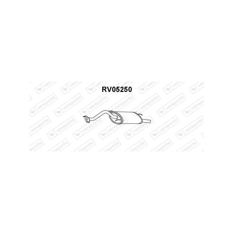 Silencieux arrière VENEPORTE RV05250