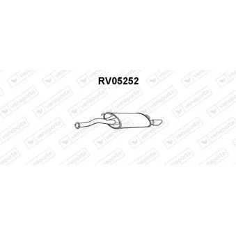 Silencieux arrière VENEPORTE