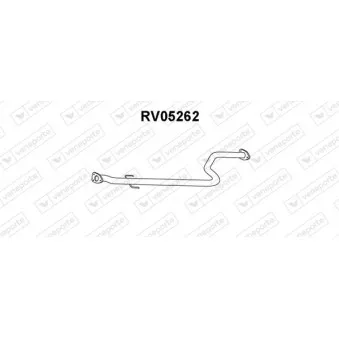 Tuyau d'échappement VENEPORTE RV05262