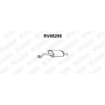 Silencieux arrière VENEPORTE RV05295