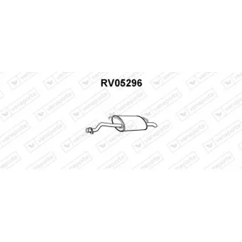 Silencieux arrière VENEPORTE RV05296