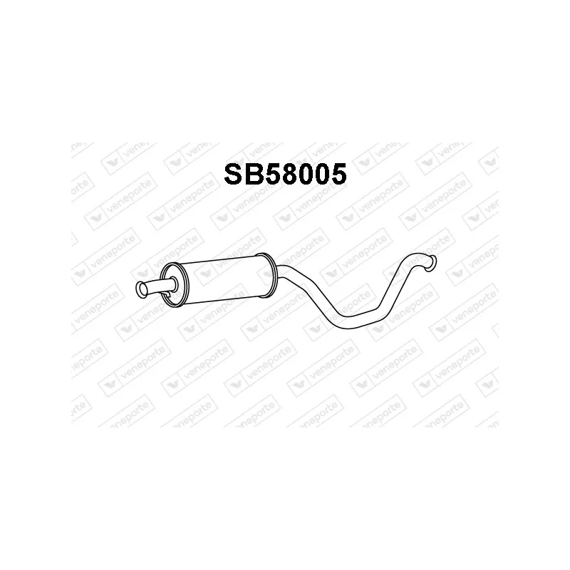 Silencieux avant VENEPORTE SB58005
