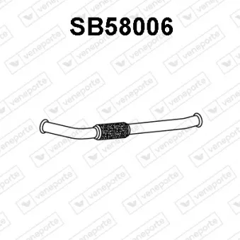 Tuyau d'échappement VENEPORTE SB58006