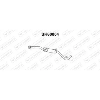 Silencieux avant VENEPORTE SK60004
